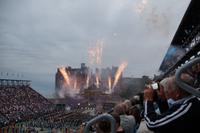 Abschlussshow feuerwerk