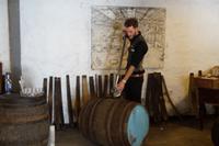 Abfüllung direkt aus dem Faß ins Glas (neun Jahre alter Whisky) 