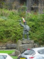 Stirling, Rob Roy mit Pilone auf dem Kopf