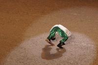 gleich steht er wieder 