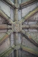 Die Decke des Durchgangs vom Laienbrüderbereich in den der Mönche.