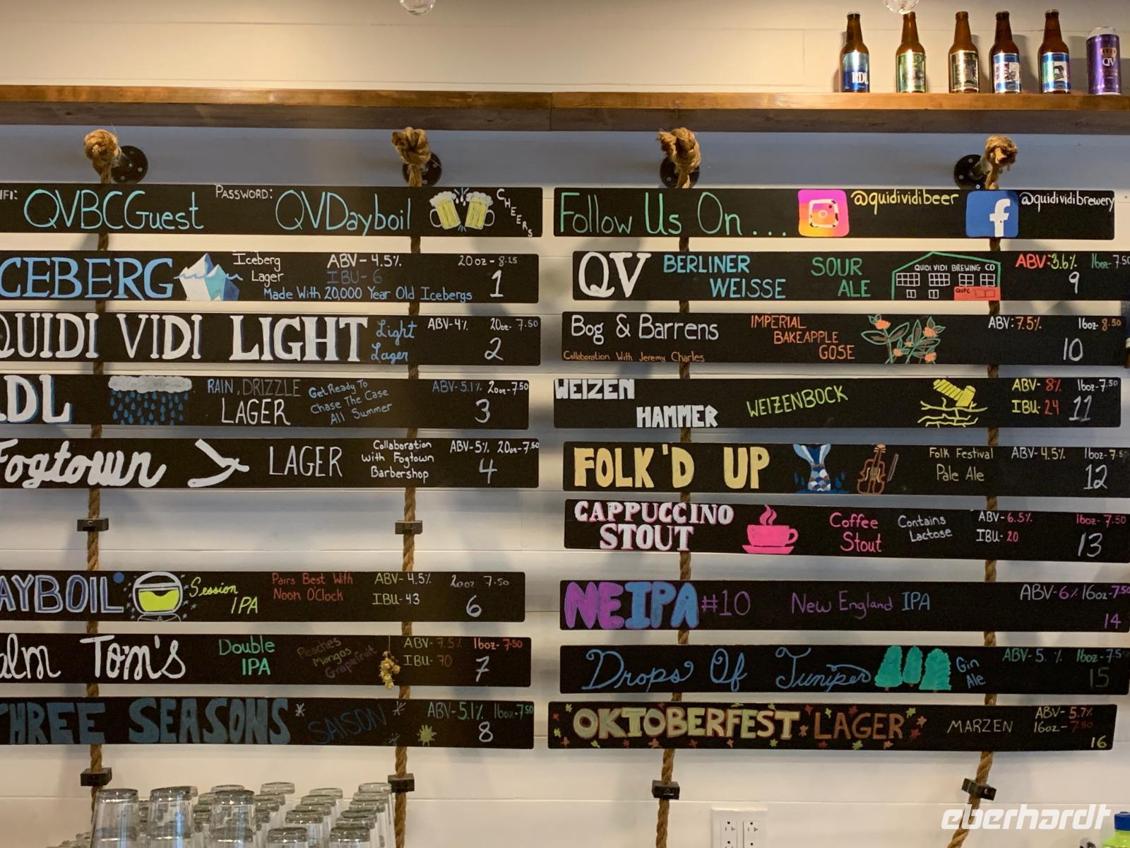 Biertasting Quidi Vidi