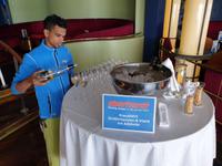 Sektempfang und Treffen mit dem Kapitän am 2. Tag (5)