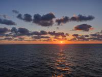 Sonnenuntergang am 2. Tag