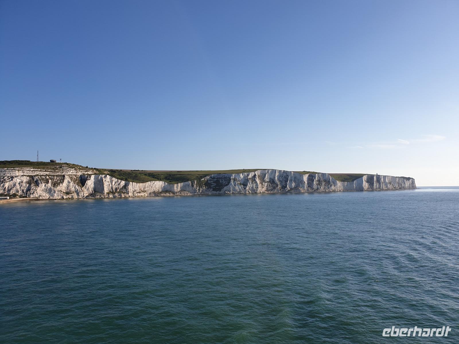 Ankunft in Dover mit dem Klippen im Hintergrund (4)