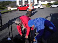 Hotelankunft an der Cleddau Bridge