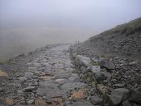 Abstieg vom Snowdon in Wales