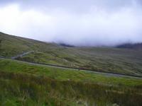 Abstieg vom Snowdon in Wales