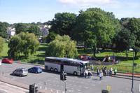 Treffen nach dem Besuch von Pembroke Castle
