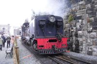 Fahrt mit der Welsh Highland Railway - Ankunft in Caernarfon