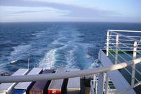 Morgenstimmung auf der Fähre nach Rotterdam