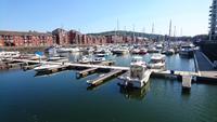 Yachthafen in Swansea