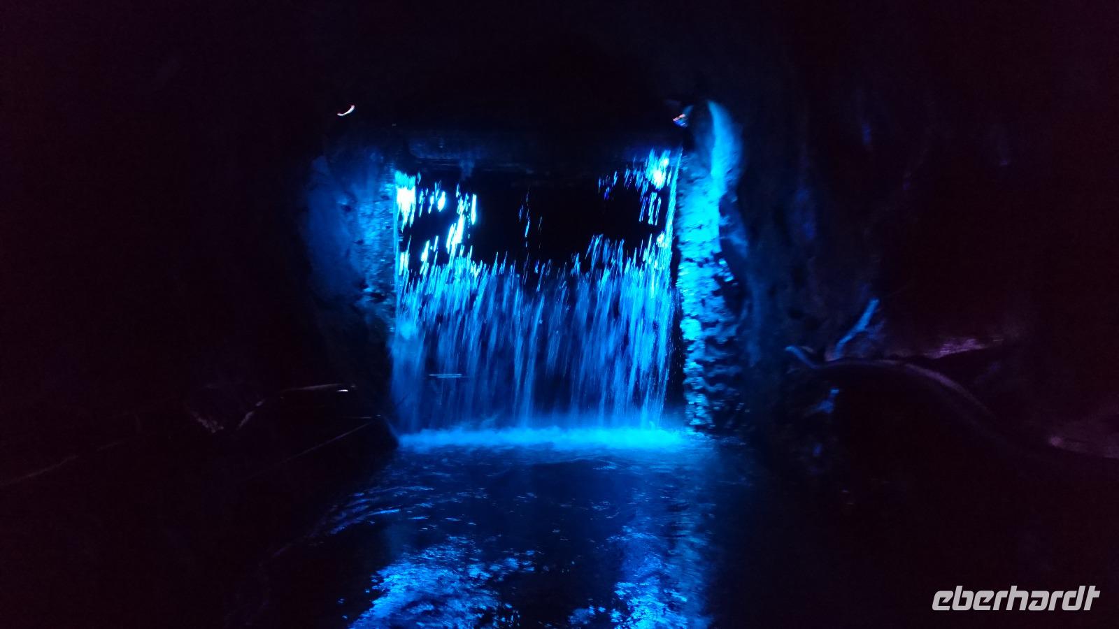 Wasserfall im Labyrinth des König Arthus