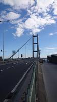 Auf der Humber Bridge