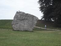aufrechter Stein aus dem Steinkreis von Avebury