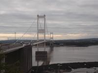 Hängebrücke über die Flussmündung des Severn