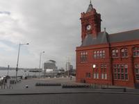 ausgebautes Hafengebiet von Cardiff