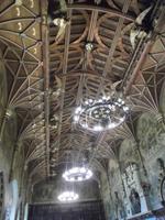 herrliche Decke im ausgebauten Herrenhaus von Cardiff Castle 