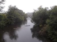 River Usk in den Brecon Beacons - per Schiffskanal überquert