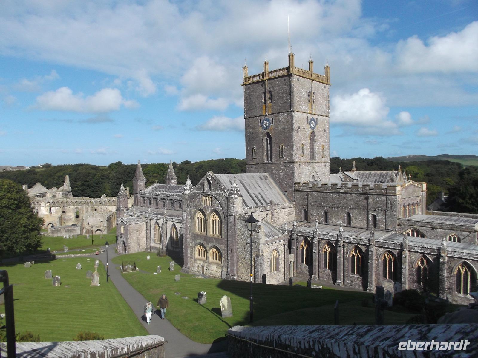 Kathedrale St. Davids - der größte Kirchenbau in Wales