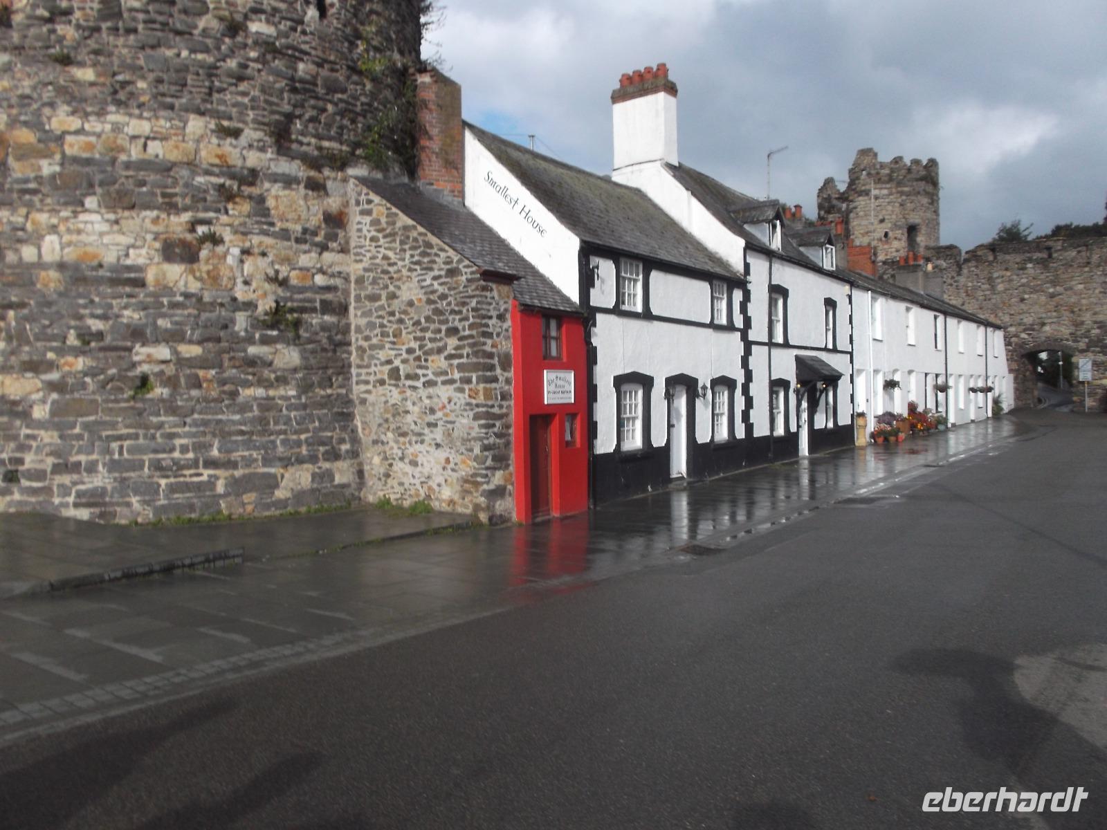 kleinstes Haus in WAles am Hafen von Conwy