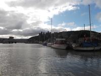 Hafen von Conwy mit Blick zur Burg