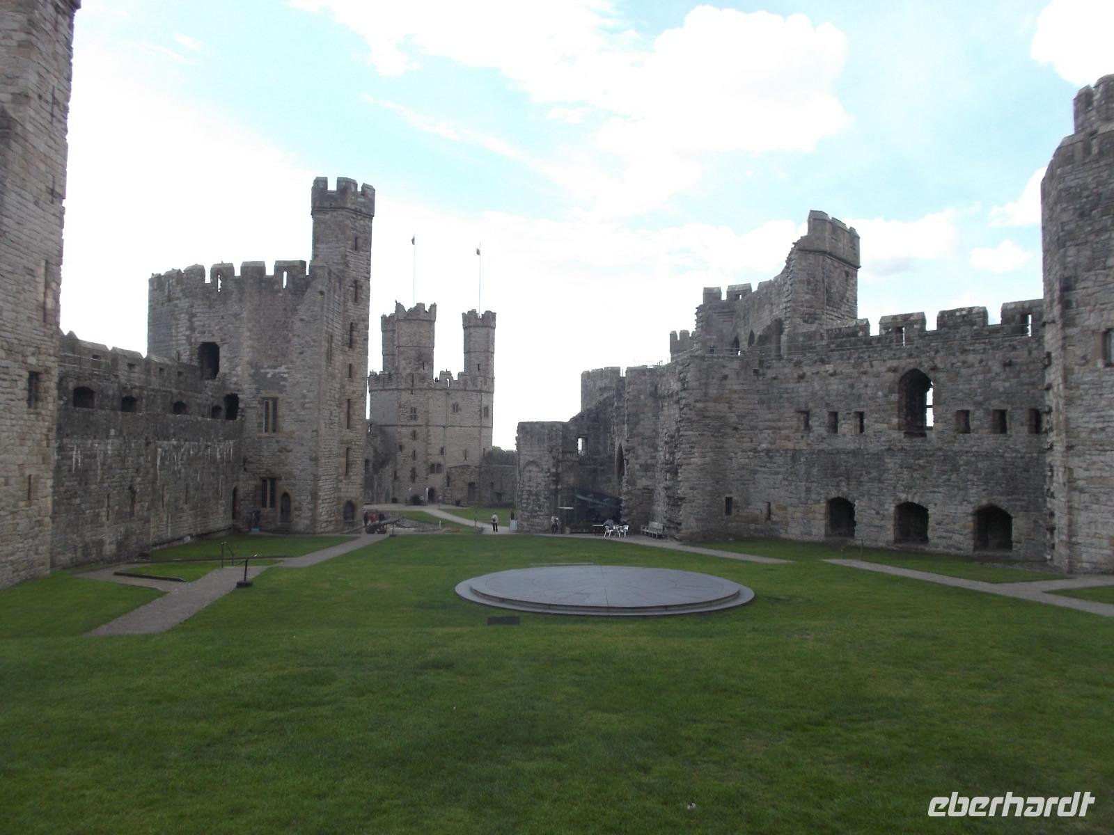 Caernarfon, Burg mit Krönungsstelle des 