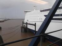 auf dem Fährschiff der P&O in Hull