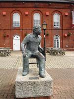Dylan Thomas Denkmal in Swansea