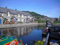 Bootsfahrt auf dem Monmouth and Brecon Canal