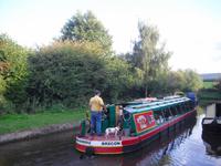 Bootsfahrt auf dem Monmouth and Brecon Canal