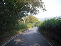 Vorbeifahrt an den Preseli - Bergen ( Gestein für Stonehenge )