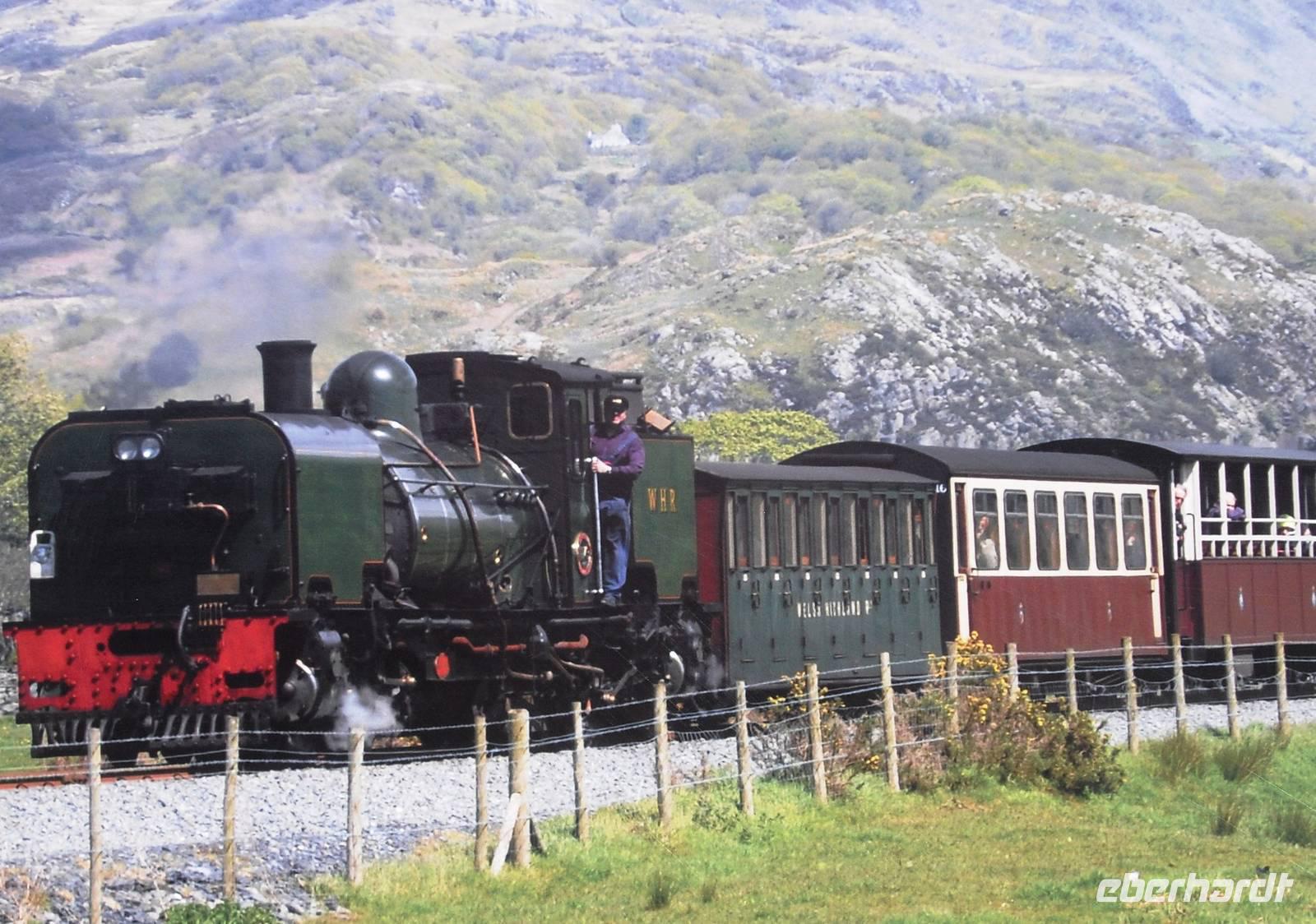 Von Porthmadog mit der Welsh Highland Heritage Railway nach Caernarfon