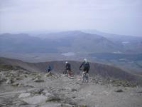 Am Gipfel des Snowdon ( 1085 m )
