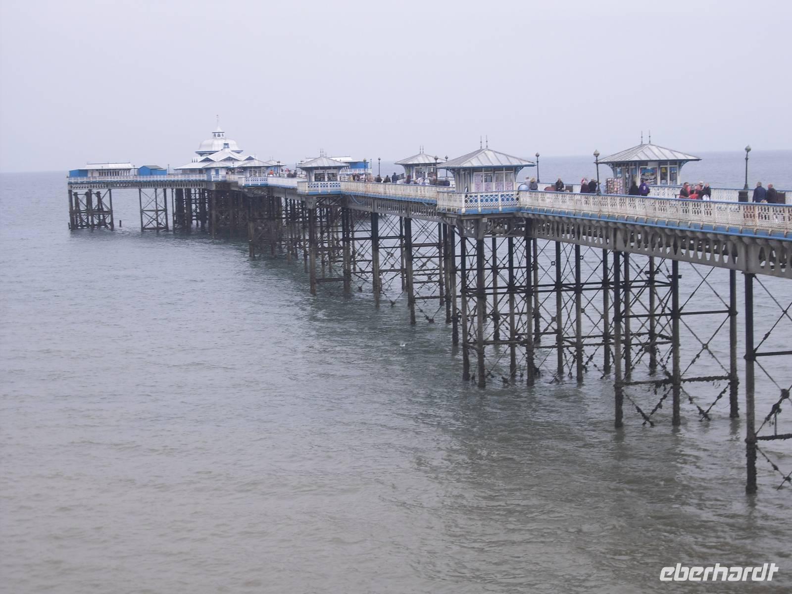 Seebrücke in Llandudno