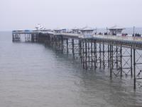 Seebrücke in Llandudno