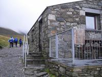 Abstieg vom Snowdon in Wales - Half Way House