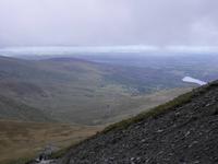 Abstieg vom Snowdon in Wales
