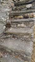 Alte Steine halten noch nahe der Abbey Strata Florida