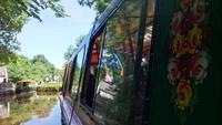Auf dem Kanal unterwegs