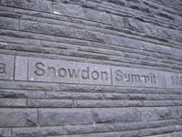 Auf dem Snowdon Gipfel