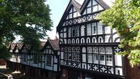 Blick von der Mauer nach Chester