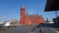 Rotes Hafenamt in Cardiff