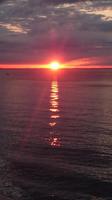 Sonnenuntergang auf See