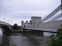 Suspension Bridge in Conwy