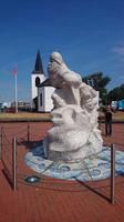 Wikingerstatue in Cardiff