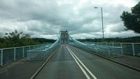 Überfahrt über die Telford Bridge in Wales