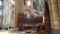 027 Kathedrale Peterborough, Chorprobe