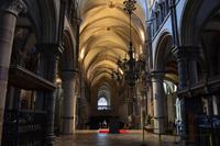 046 Canterbury, Cathedral, Chor mit Stuhl des Erzbischofs