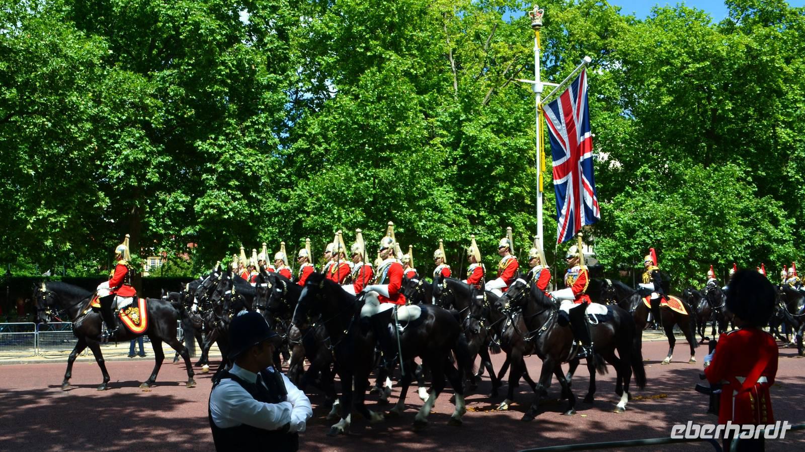 055 London, Generalprobe der Parade zum Queens-Geburtstag